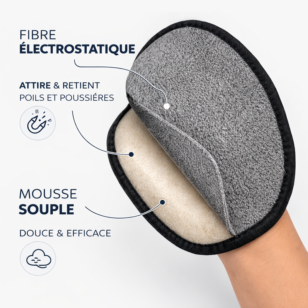 SILEA - Gant anti-poils et poussières
